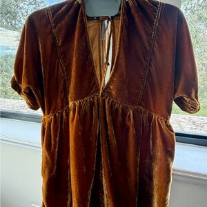 Free People Brown Mini Dress